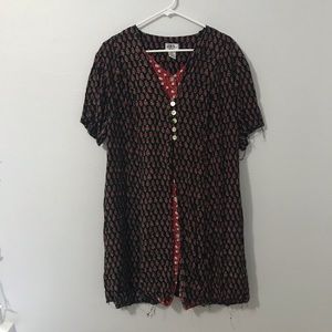 Plus Vintage layering dress